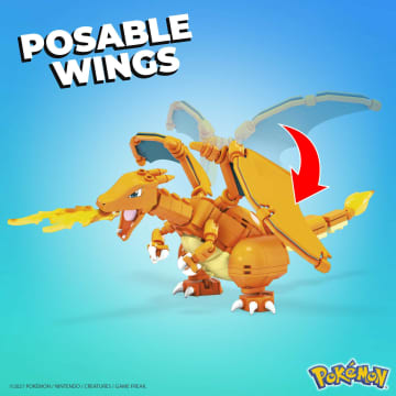 MEGA Pokémon Building Toy Kit Charmander Set With 3 Action Figures (313 Pieces) For Kids - Image 5 of 6