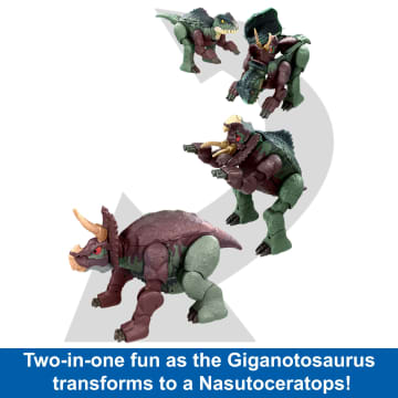 Jurassic World Transforming Dinosaur Toys, Massive Stretch Fierce Changers - Imagen 3 de 6