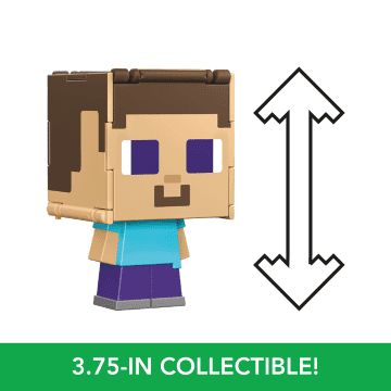 Minecraft Flippin’ Figs Figures Collection, 2-in-1 Fidget Play, 3.75-in Scale & Pixelated Design (Characters May Vary) - Image 5 of 6