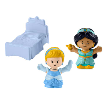 Princesses Disney-Coffret Pour Tout-Petits Little People-Château Lumières Magiques et Danse Avec 2 Figurines - Imagem 5 de 6