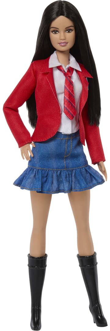 Barbie Lupita Doll Inspired By Rebelde & RBD Wearing Removable School Uniform With Boots & Necktie