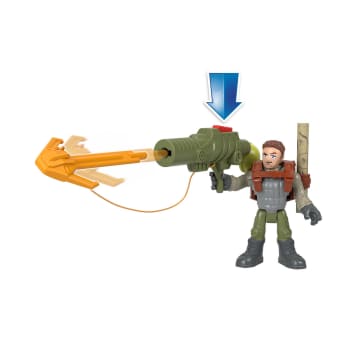 Imaginext Jurassic World Figura de Acción Paquete Rastreador de Dinosaurios - Imagen 3 de 6