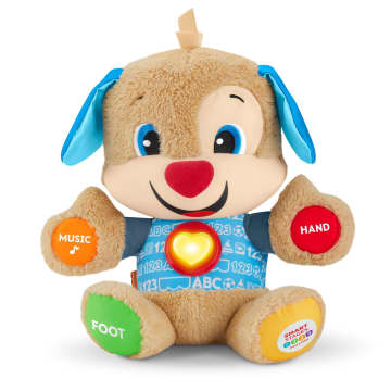 Fisher-Price Laugh & Learn Smart Stages Puppy Plush Baby Learning Toy With Lights & Music - Imagem 1 de 5