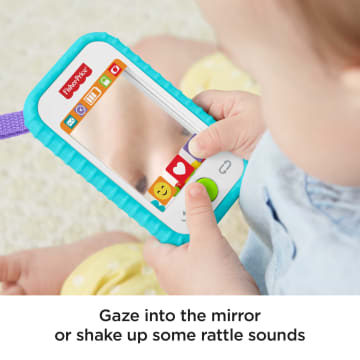 Fisher-Price Hashtag Selfie Fun Phone 3-In-1 Baby Toy For Sensory & Fine Motor Development