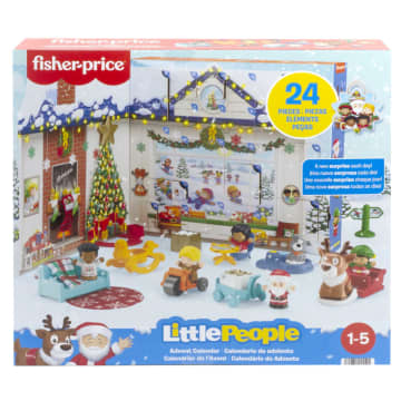 Fisher-Price Little People Advent Calendar, Christmas Playset For Toddlers, 24 Toys - Imagem 1 de 6