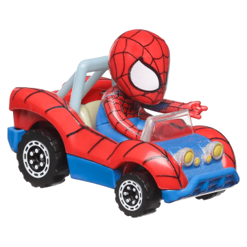 Hot Wheels RacerVerse Veículo de Brinquedo Spider-Man e Duende Verde - Imagen 4 de 6