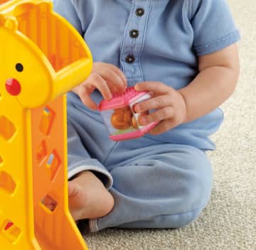 Fisher-Price Brinquedo para Bebês Girafa com Blocos
