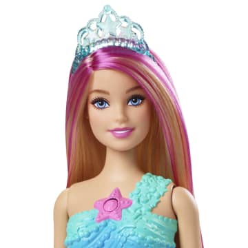 Barbie Fantasia Boneca Sereia Luzes e Brilhos
