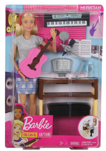 Barbie Careers Musician Doll & Playset, Blond