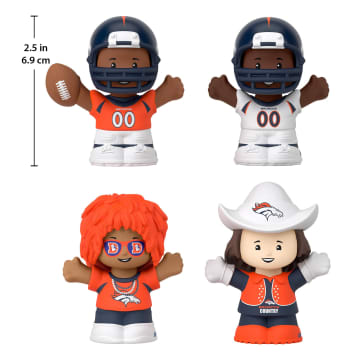 Little People Collector Denver Broncos Special Edition Set For Adults & NFL Fans, 4 Figures - Image 2 of 6