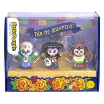 Fisher-Price Little People Collector Figura de Juguete Set de 3 Día de los Muertos - Image 6 of 6