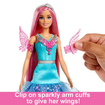 Barbie Doll With 2 Fantasy Pets, Barbie “Malibu” From Barbie A Touch Of Magic - Imagem 4 de 6