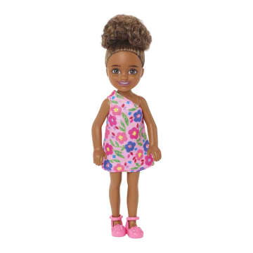 Barbie Chelsea Small Boy Doll Wearing Removable Romper With Brown