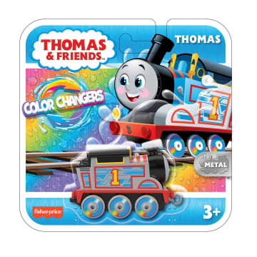 Thomas & Friends Thomas Toy Train, Color Changers, Push Along Diecast Engine For Preschool Kids - Imagem 6 de 6