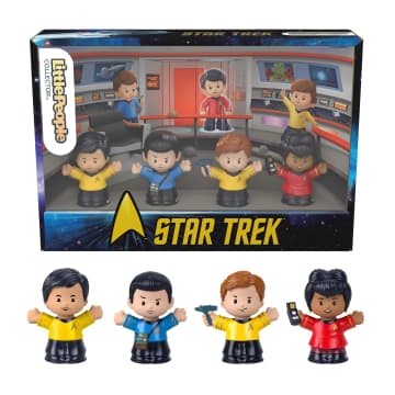 Little People Collector Star Trek Special Edition Set For Fans, 4 Figures In Gift Package - Image 1 of 6