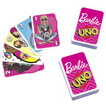 UNO Barbie Characters Matching Card Game For 2-10 Players Ages 7Y+