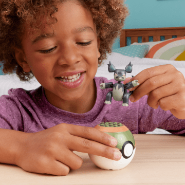 MEGA Pokémon Alolan Rattata Building Toy Kit, Poseable Action Figure (29 Pieces) For Kids