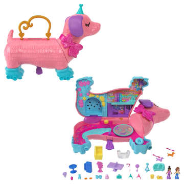 Polly Pocket Dolls Puppy Party Playset - Image 1 of 6