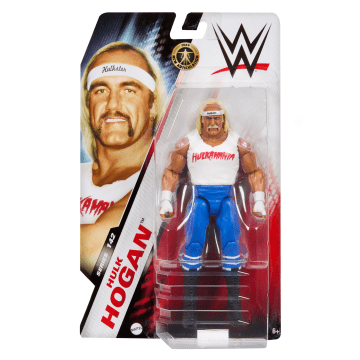 WWE Hulk Hogan Action Figure, 6-inch Collectible Superstar With Articulation & Life-Like Look - Image 2 of 3