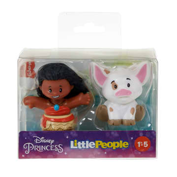 Fisher-Price Little People Princesses Disney Moana et Pua, 2 Fig. - Imagem 6 de 6