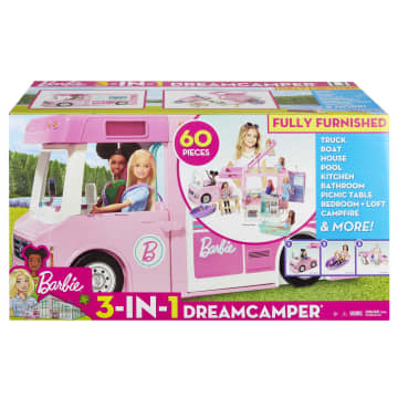 Barbie 3-in-1 Dreamcamper Vehicle And Accessories