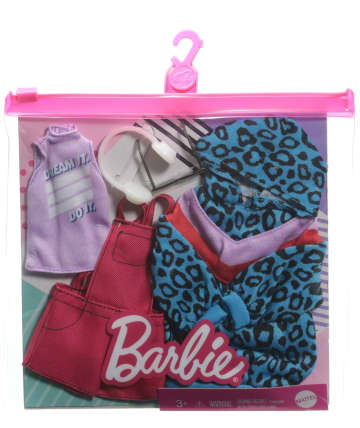Barbie Fashions 2-Pack Clothing & Accessories Set Includes Hoodie Dress