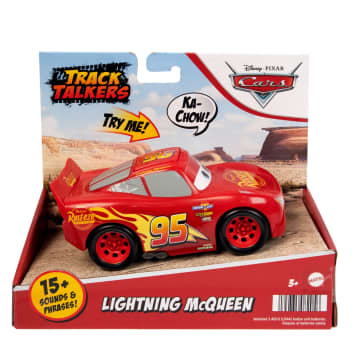 Disney And Pixar Cars Track Talkers Lightning Mcqueen Talking Toy Car, 5.5 Inch Collectible - Imagen 6 de 6