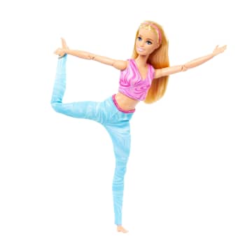 Barbie-Barbie Fitness-Poupée Blonde Articulée Avec Tenue Amovible - Imagem 4 de 6