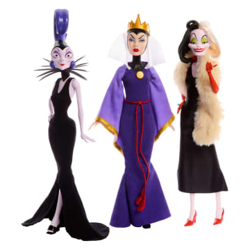 Disney Toys, Disney Villains Evil Queen, Cruella De Vil And Yzma Dolls Gift Set