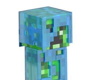 Minecraft Diamond Level Creeper, 5.5-inch Collector Action Figure - Imagen 5 de 6