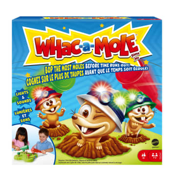 Whac-A-Mole Kids Arcade Game With Mallets & Lights & Sounds For 4 Year Olds & Up