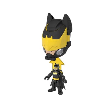 Imaginext DC Super Friends Figura de Ação Head Shifters Batman & Batcycle - Image 3 of 6