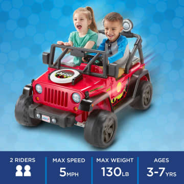 Power Wheels BBQ Fun Jeep Wrangler Battery-Powered Ride-On Toy