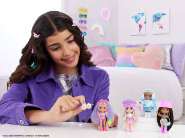 Barbie Extra Mini Minis Travel Doll With Desert Fashion, Barbie Extra Fly - Imagen 2 de 6