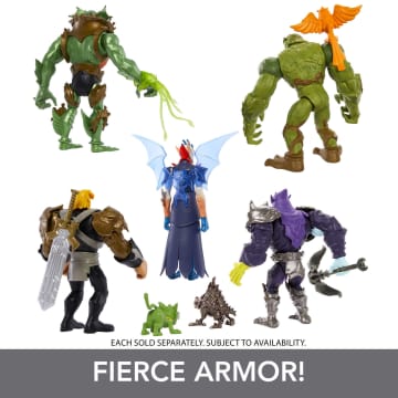 He-Man And the Masters Of the Universe Savage Eternia Moss Man Action Figure, Collectible Superhero Toys - Imagem 3 de 6