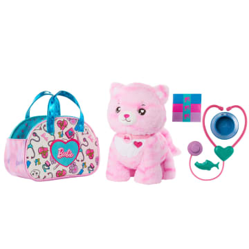 Barbie Stuffed Animals, Kitten With themed Purse And 6 Accessories, Doctor Pet Adventure - Imagem 2 de 6