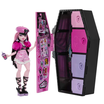 Monster High Doll And Fashion Set, Draculaura With Dress-Up Locker