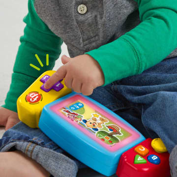 Fisher-Price Ríe y Aprende Juguete para Bebés Videojuego Portátil Aprende Conmigo - Image 4 of 7