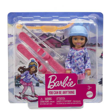 Barbie Chelsea Skier Doll With Accessories, Toy For 3 Year Olds & Up
