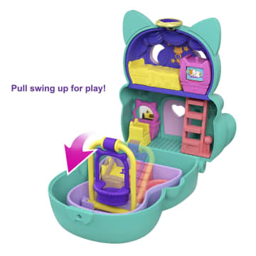 Polly Pocket Flip & Find Cat Compact