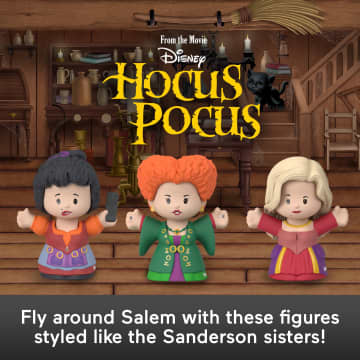 Little People Collector Disney Hocus Pocus Special Edition Figure Set, 3 Figurines - Imagen 2 de 6