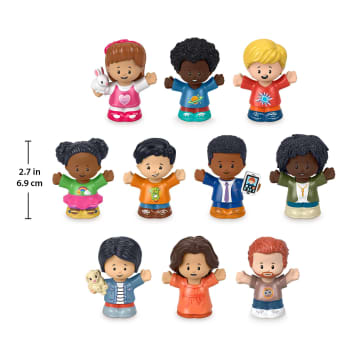 Little People Fisher-Price Neighborhood Action Figure Set, 10 Pieces