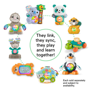 Fisher-Price Linkimals Cool Beats Penguin Baby & Toddler Learning Toy With Music & Lights