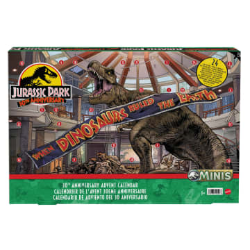 Jurassic World Holiday Advent Calendar With Mini Dinosaur Toys - Imagem 1 de 6