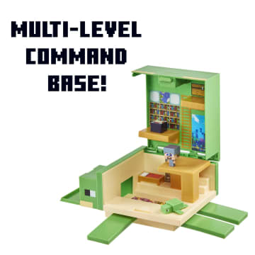 Minecraft Transforming Turtle Hideout Playset, AuThentic Character Based On The Video Game