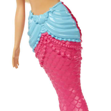 Barbie Fantasía Muñeca Sirena Aleta Rosa con Azul - Imagen 3 de 4
