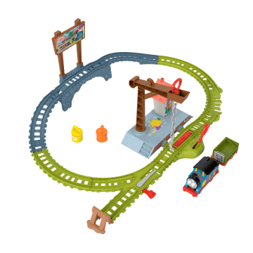 Thomas & Friends Paint Delivery Motorized Train And Track Set For Preschool Kids - Image 1 of 6