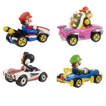 Hot Wheels Mario Kart Vehículo de Juguete Paquete de 4 autos - Imagen 5 de 6