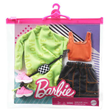 Barbie Clothes -- 2 Outfits & 2 Accessories For Barbie Doll