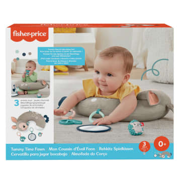 Fisher-Price Tummy Time Fawn Wedge Newborn Toy Set